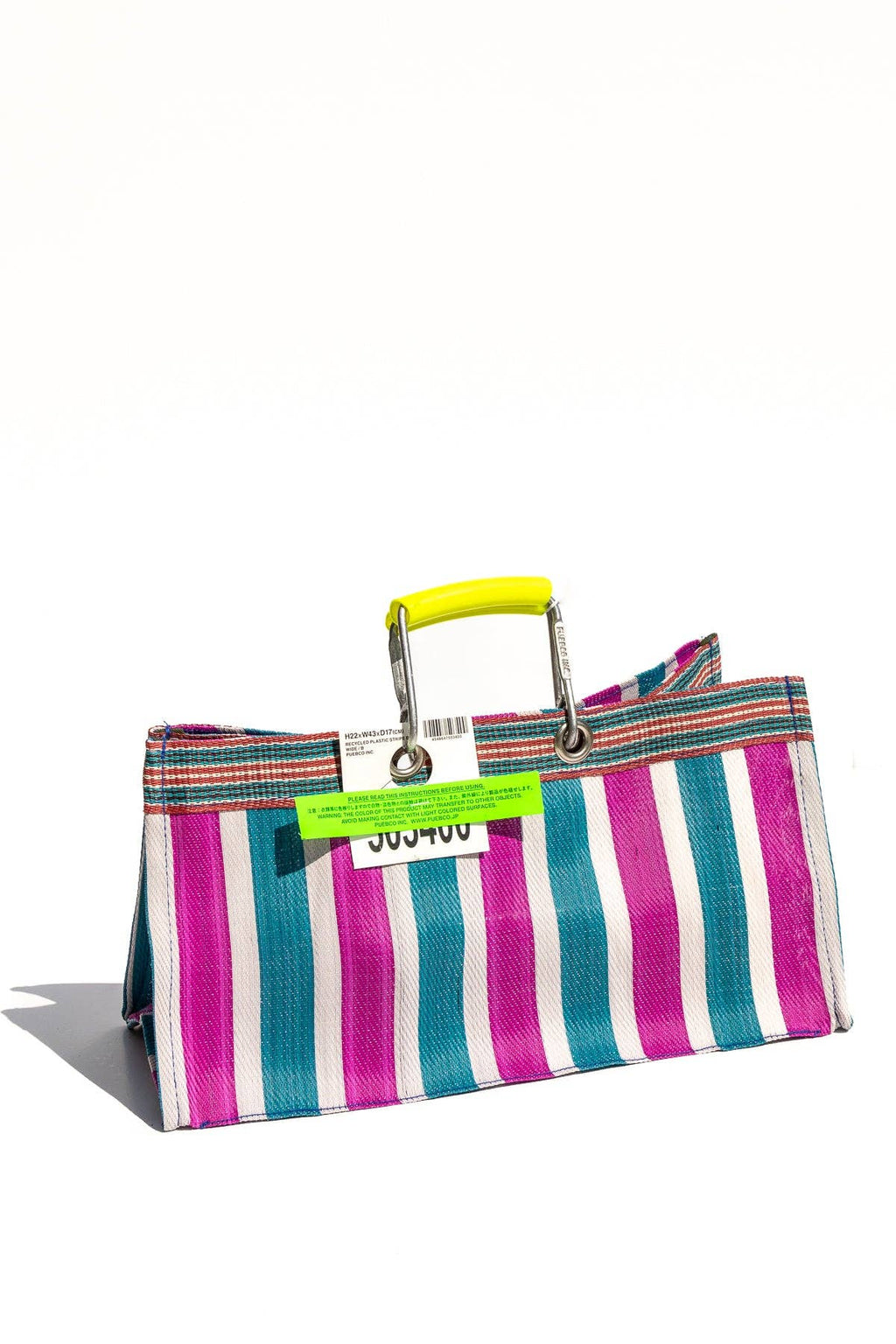 Puebco - RECYCLED PLASTIC STRIPE BAG - Wide