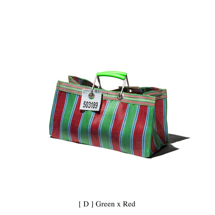 Puebco - RECYCLED PLASTIC STRIPE BAG - Wide