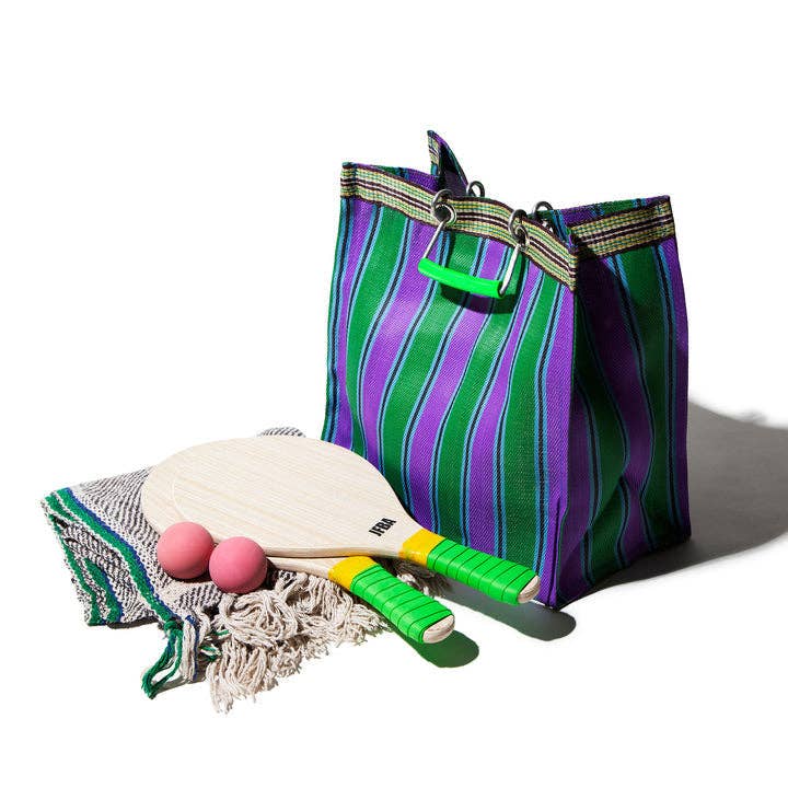 Puebco - RECYCLED PLASTIC STRIPE BAG - Square