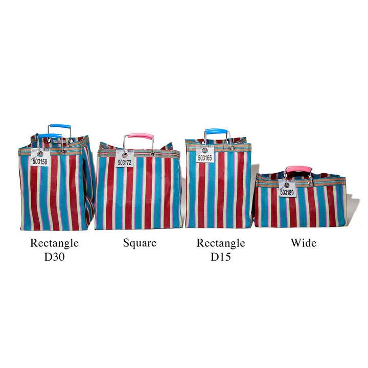 Puebco - RECYCLED PLASTIC STRIPE BAG - Wide