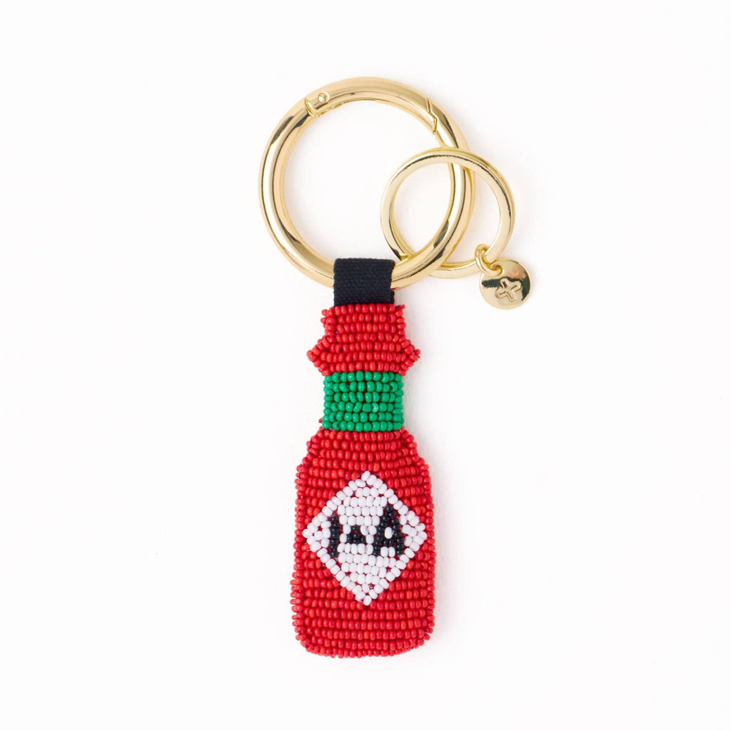 INK + ALLOY - Riley Hot Sauce Beaded Bag Charm Red Wholesale