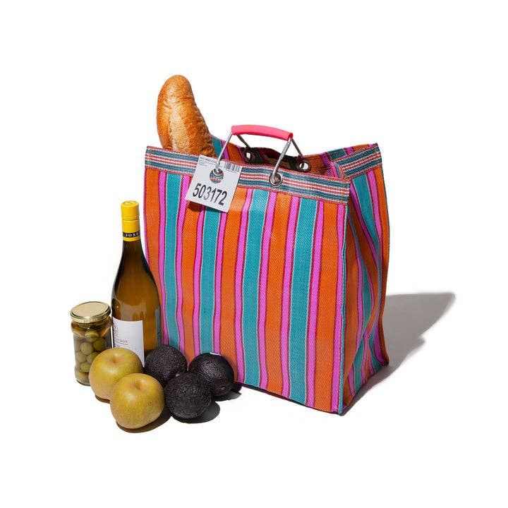 Puebco - RECYCLED PLASTIC STRIPE BAG - Square